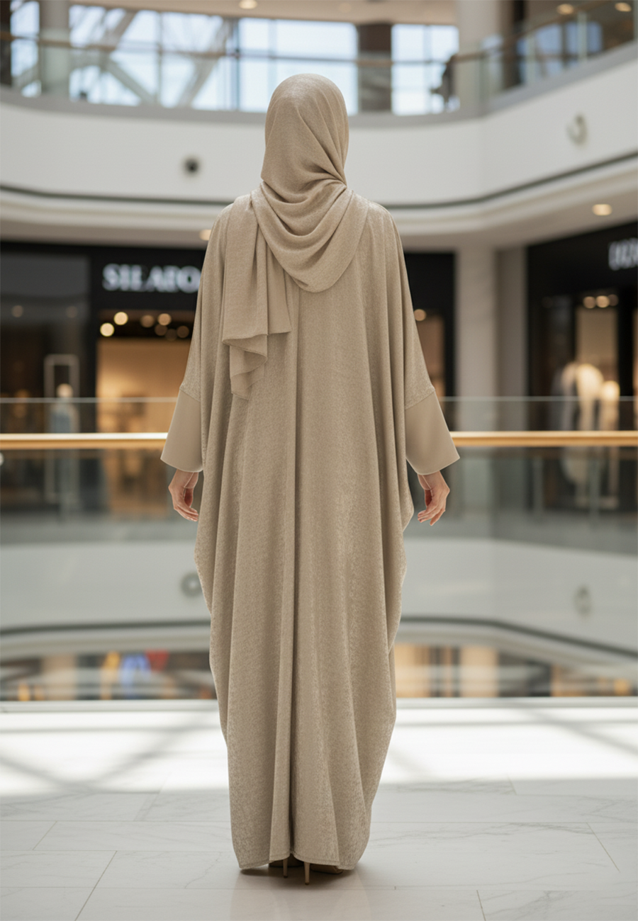 Wholesale Abaya with matching inner| Box of 12 |Available in various fabric, colors & Sizes | Nida Fabric |-2P804