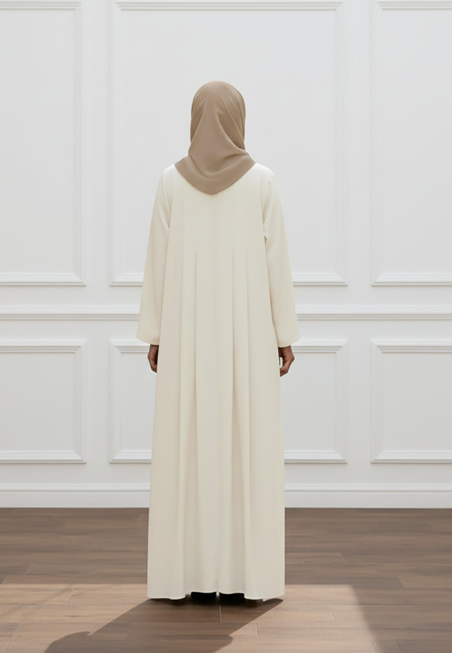 Wholesale Abaya with matching inner| Box of 12 |Available in various fabric, colors & Sizes | Barb Fabric |-2P820