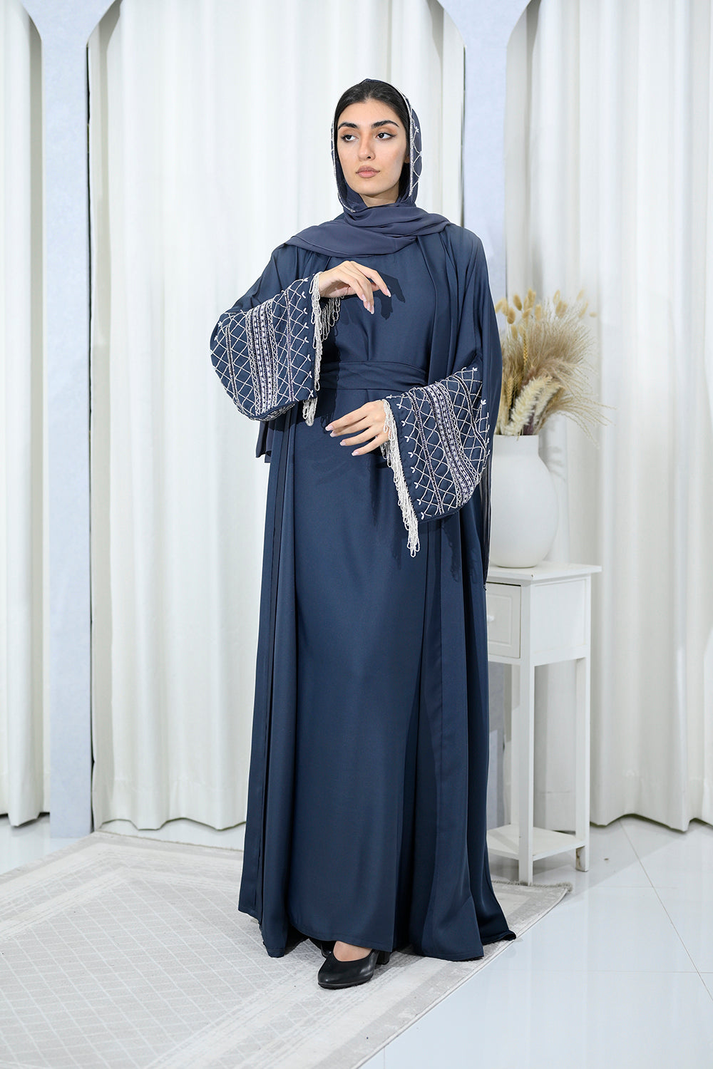 Shamsa Abaya with inner dress-618