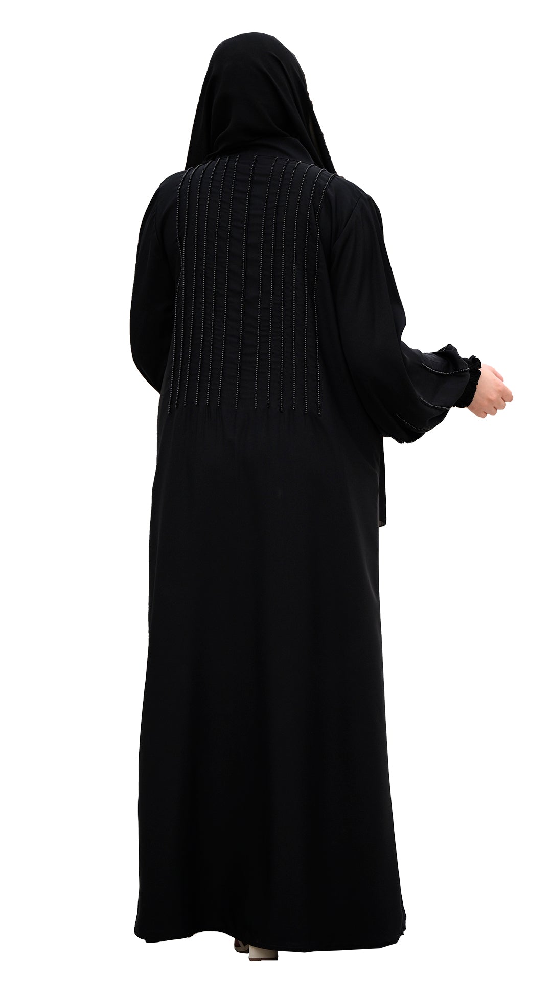 Elegant-abaya-with-beaded-design-on-the-front,-back,-and-sleeves-656