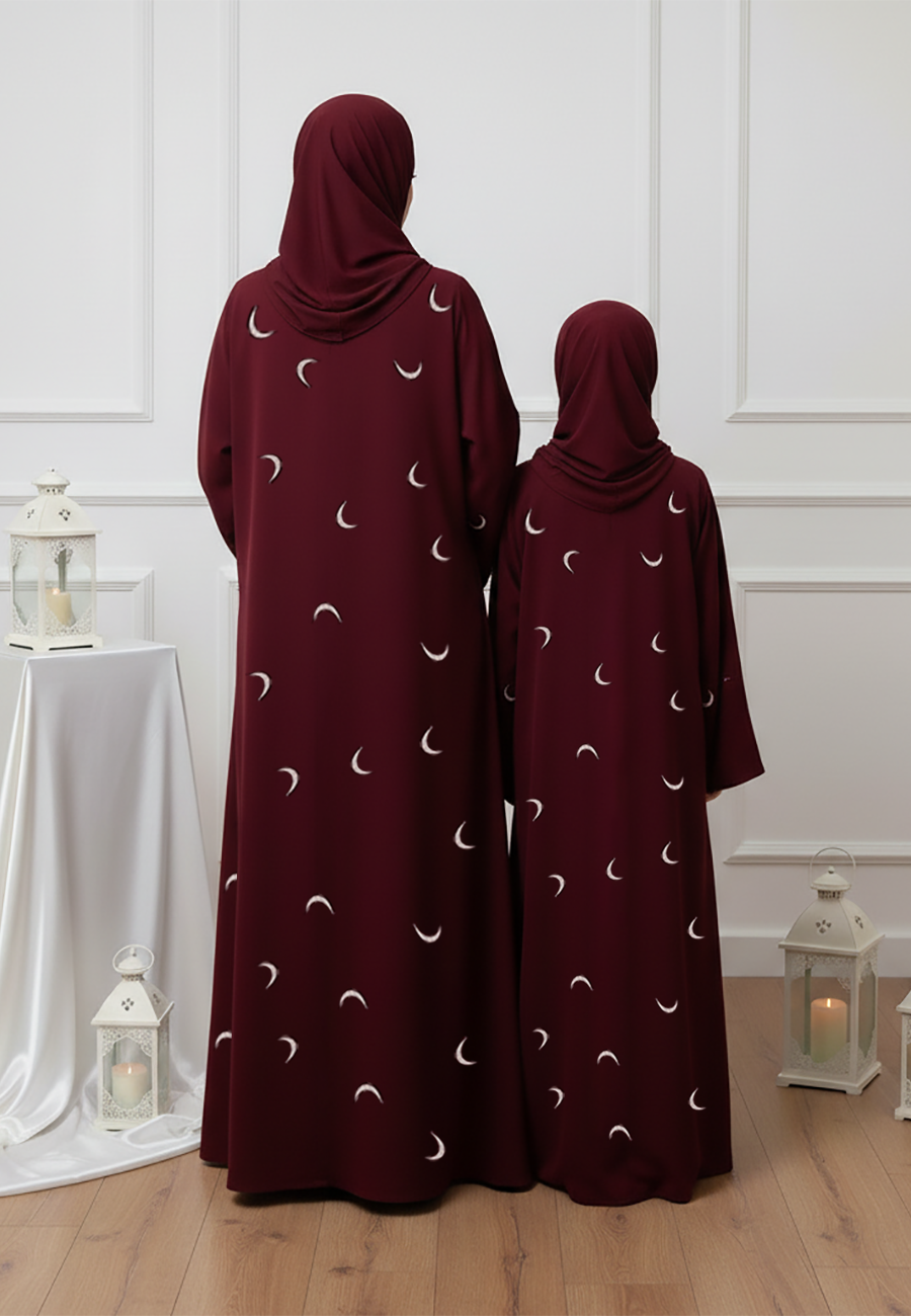 The Amar Abaya: Celestial Elegance for Mother & Daughter-769MD