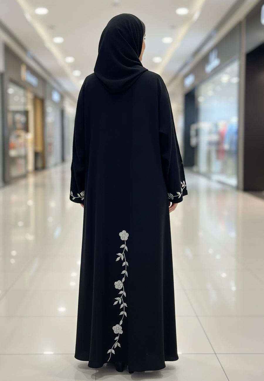 The-Desert-Rose-Abaya-|-White-Floral-Embroidery-on-Premium-Nida-814