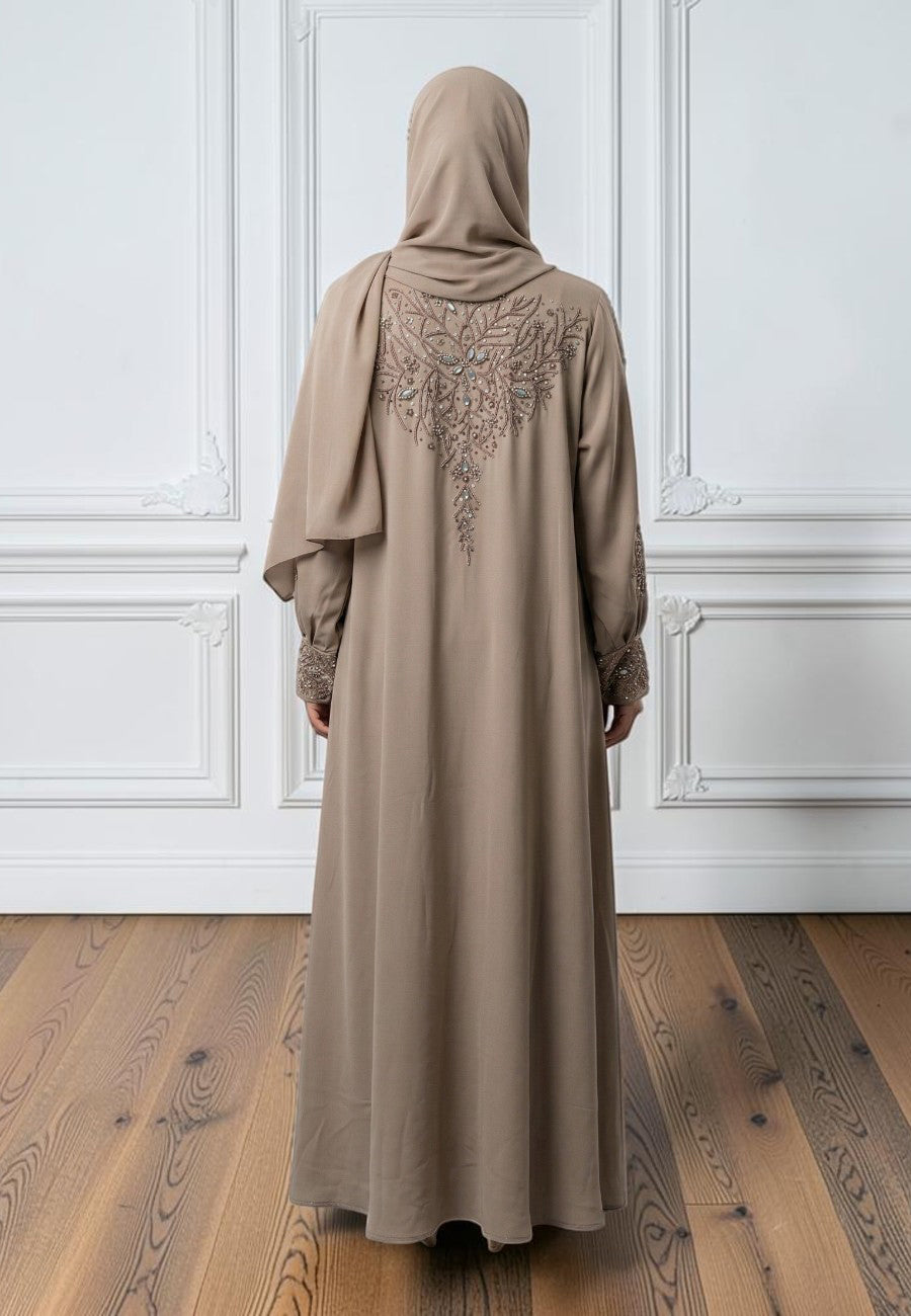 legant-Hand-Embellished-Cuffed-Abaya-|-Nida-Fabric-872