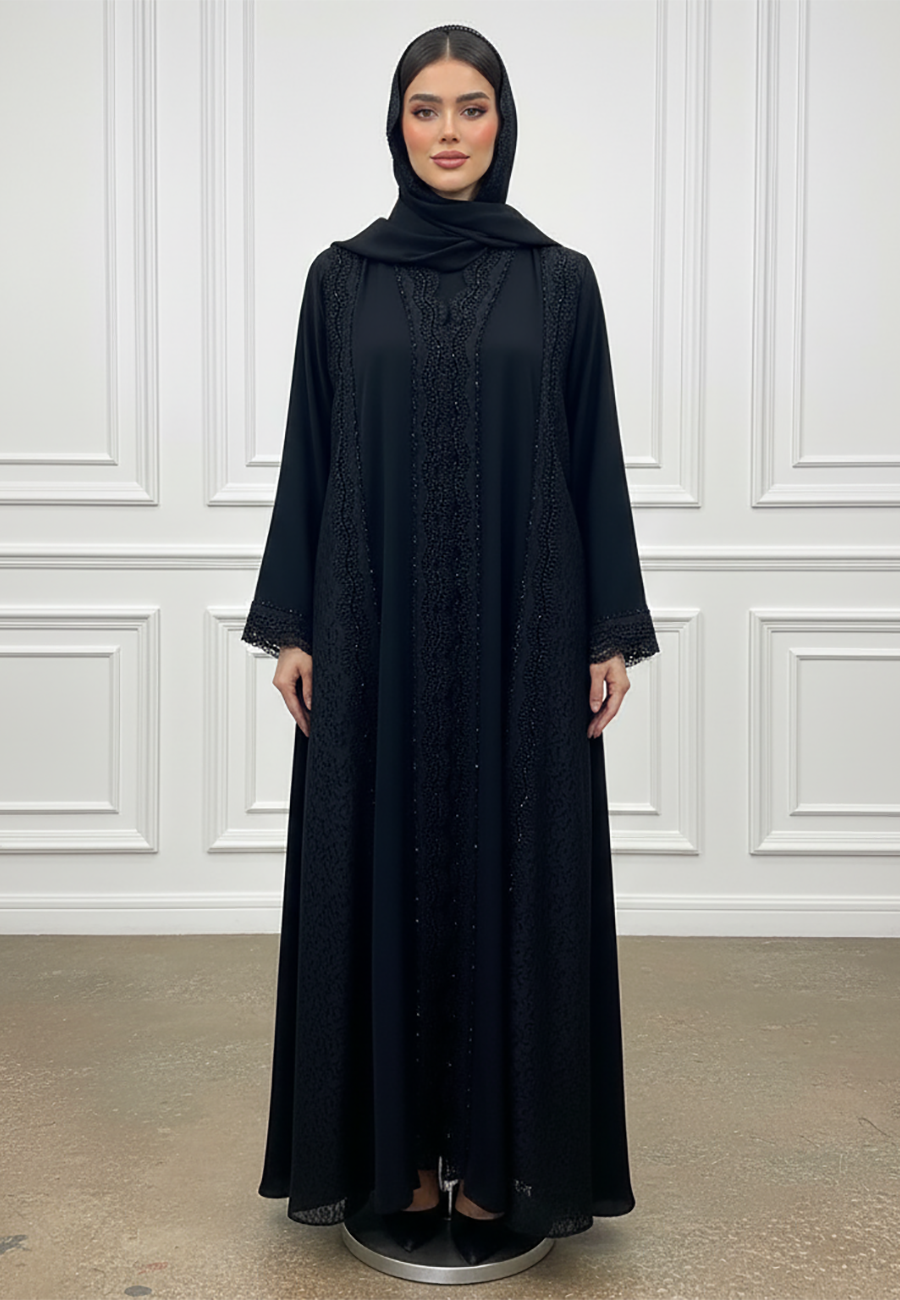 Elegance-Embroidered-Lace-Abaya-901