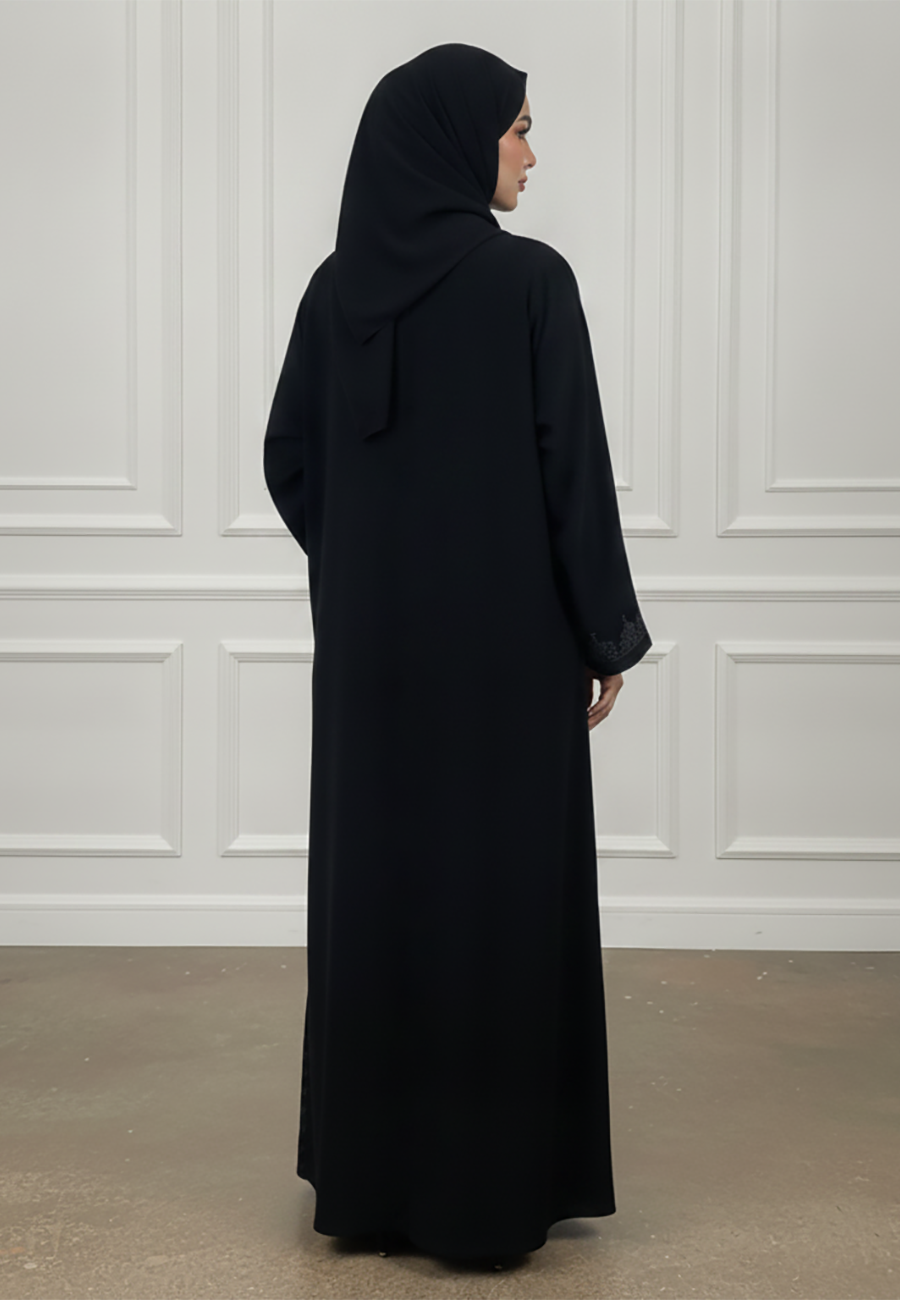 Baroque-Embroidered-Abaya-|-Nida-Fabric-913