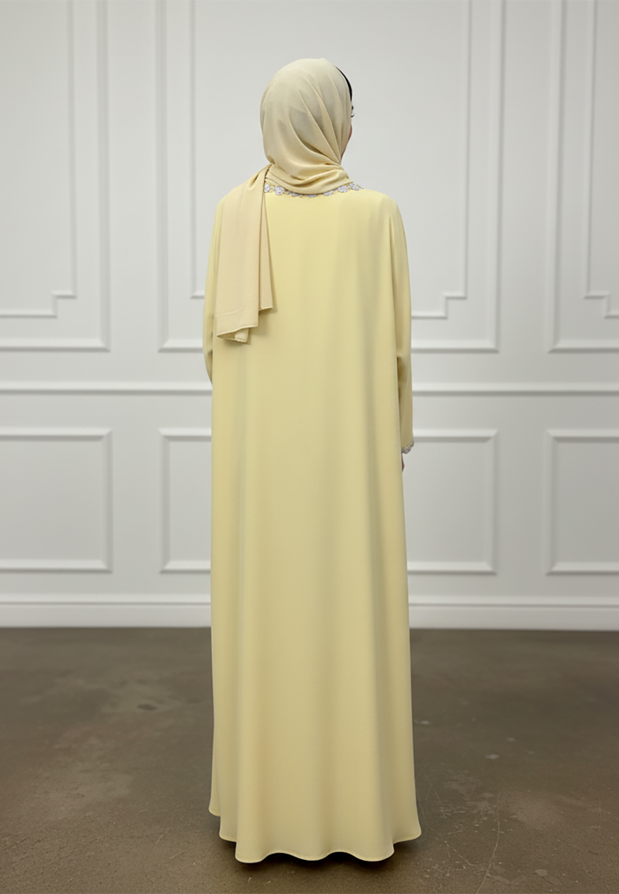 Floral-Trim-Abaya-|-Nida-Fabric-941