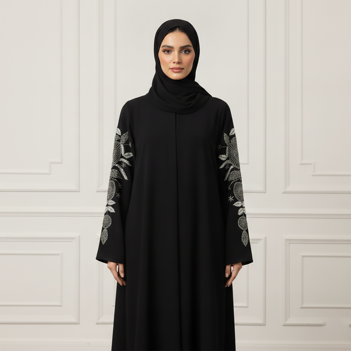 Botanical-Sleeve-Abaya-–-Nida-Fabric-944