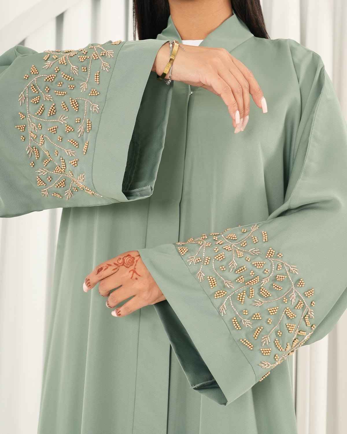 Premium Nukhbaa abaya-N136A-N136A