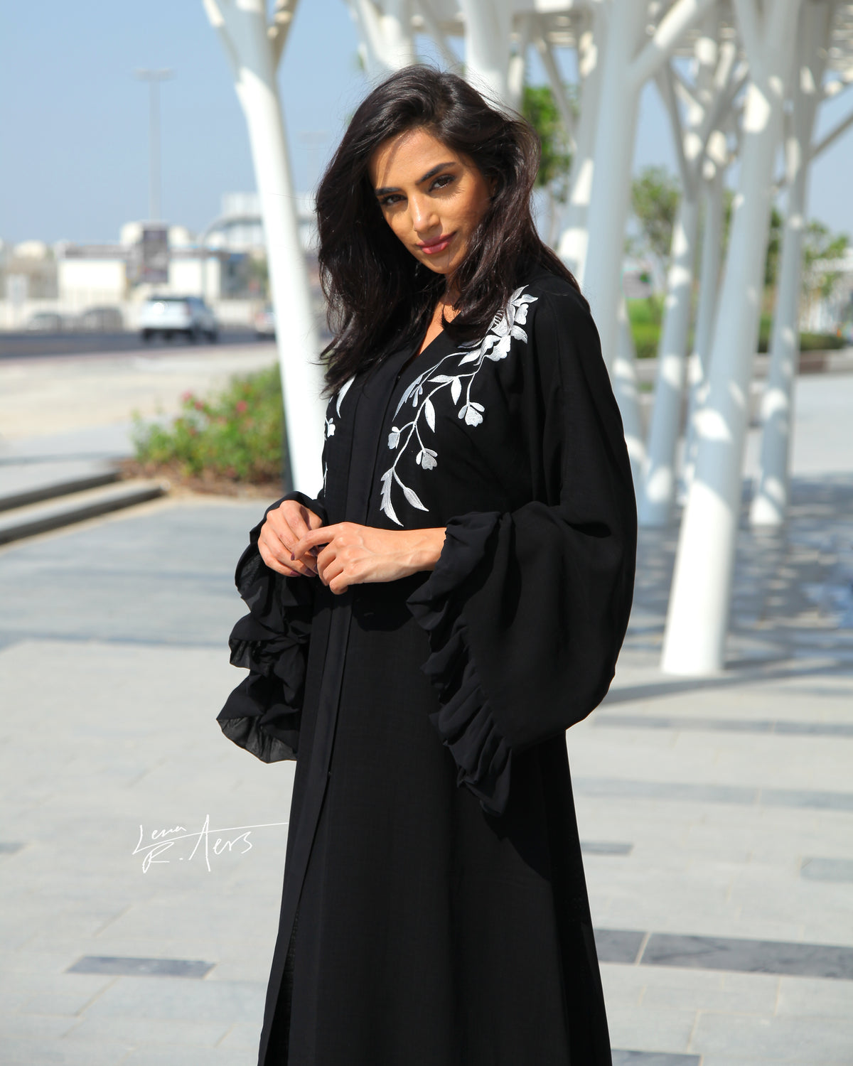 Wholesale Abaya | Box of 12 |Available in various fabric, colors & Sizes | Nida Fabric |-AJ1012A