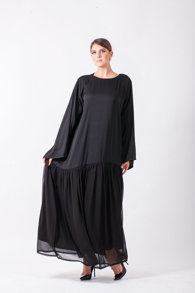 Black maxi dress - AJ1469A-AJ1469A
