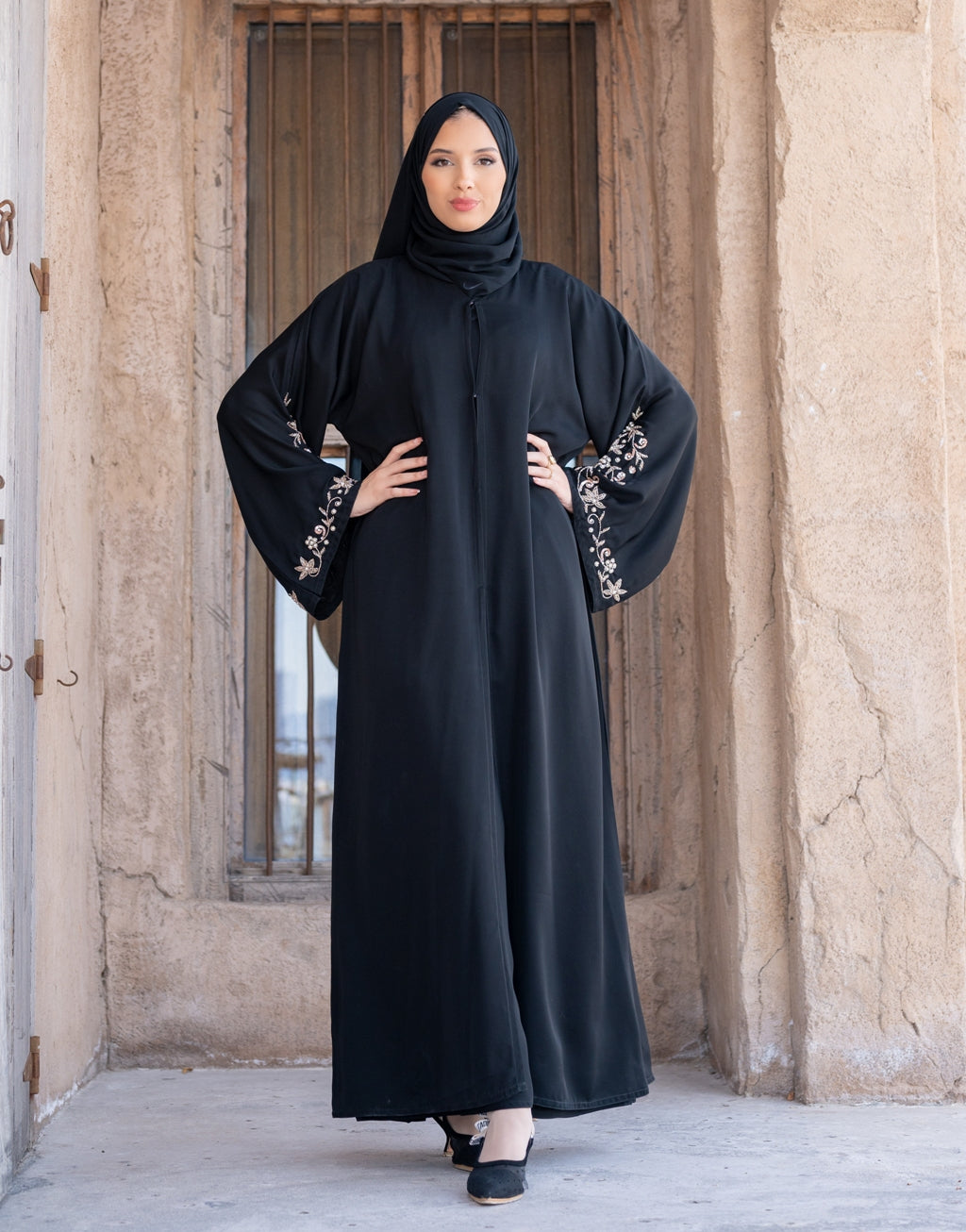 Nukhbaa Premium Abaya-AJ220508A