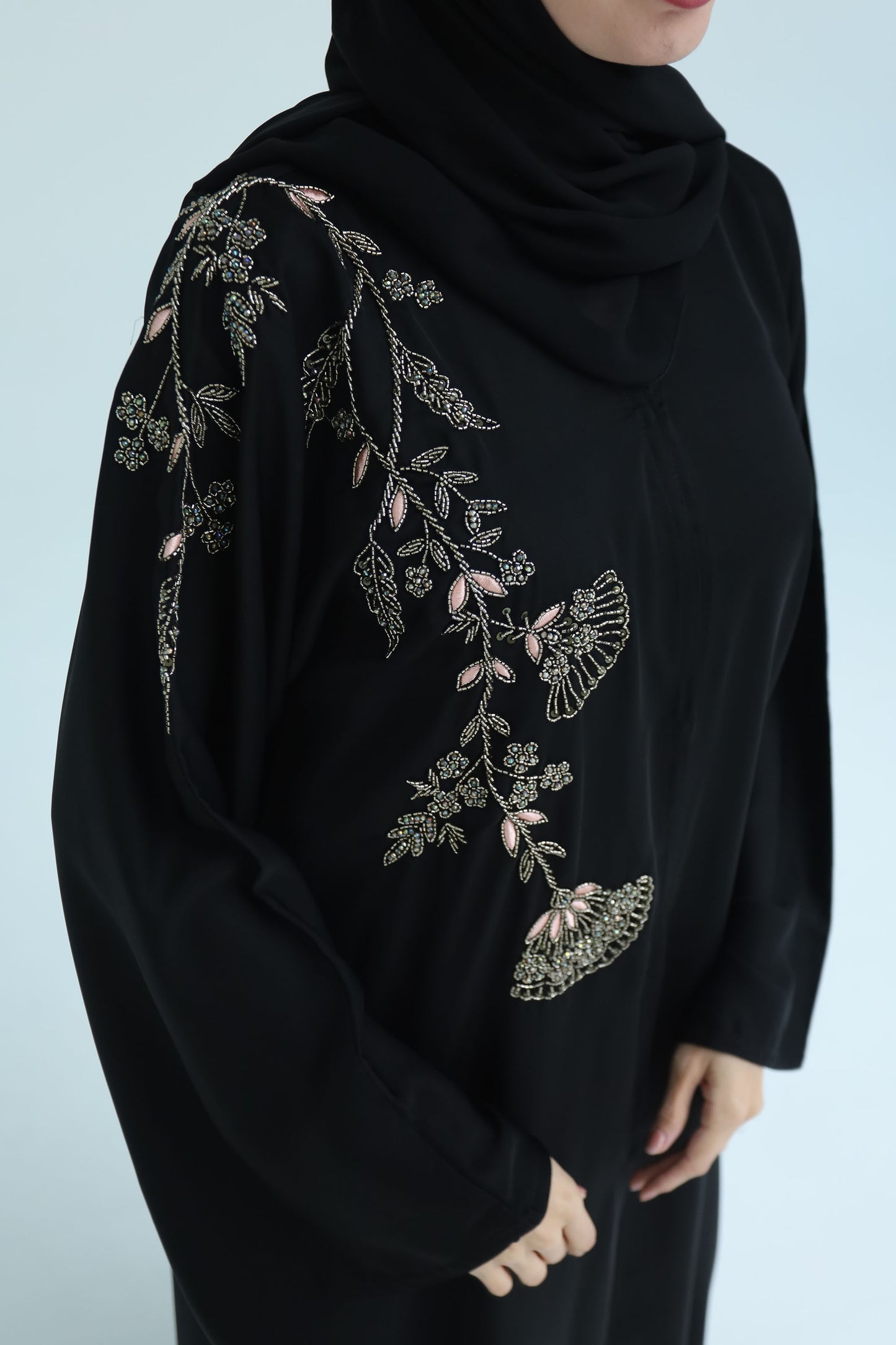 Premium Nukhbaa abaya-N114A