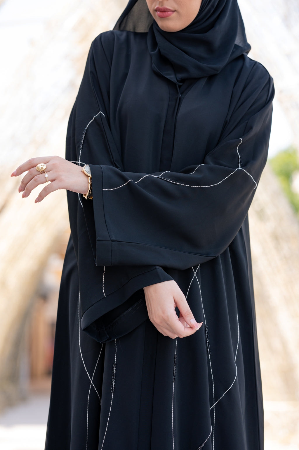 Wholesale Abaya | Box of 12 |Available in various fabric, colors & Sizes | Nida Fabric |-N3A
