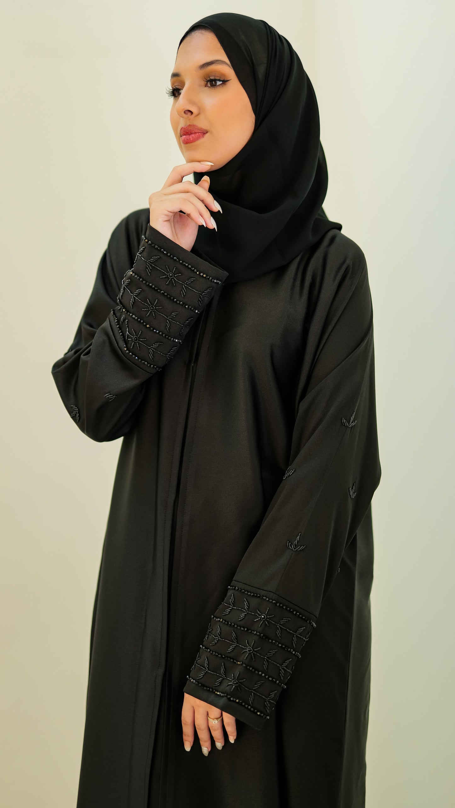 Nukhbaa Premium Abaya-N44A