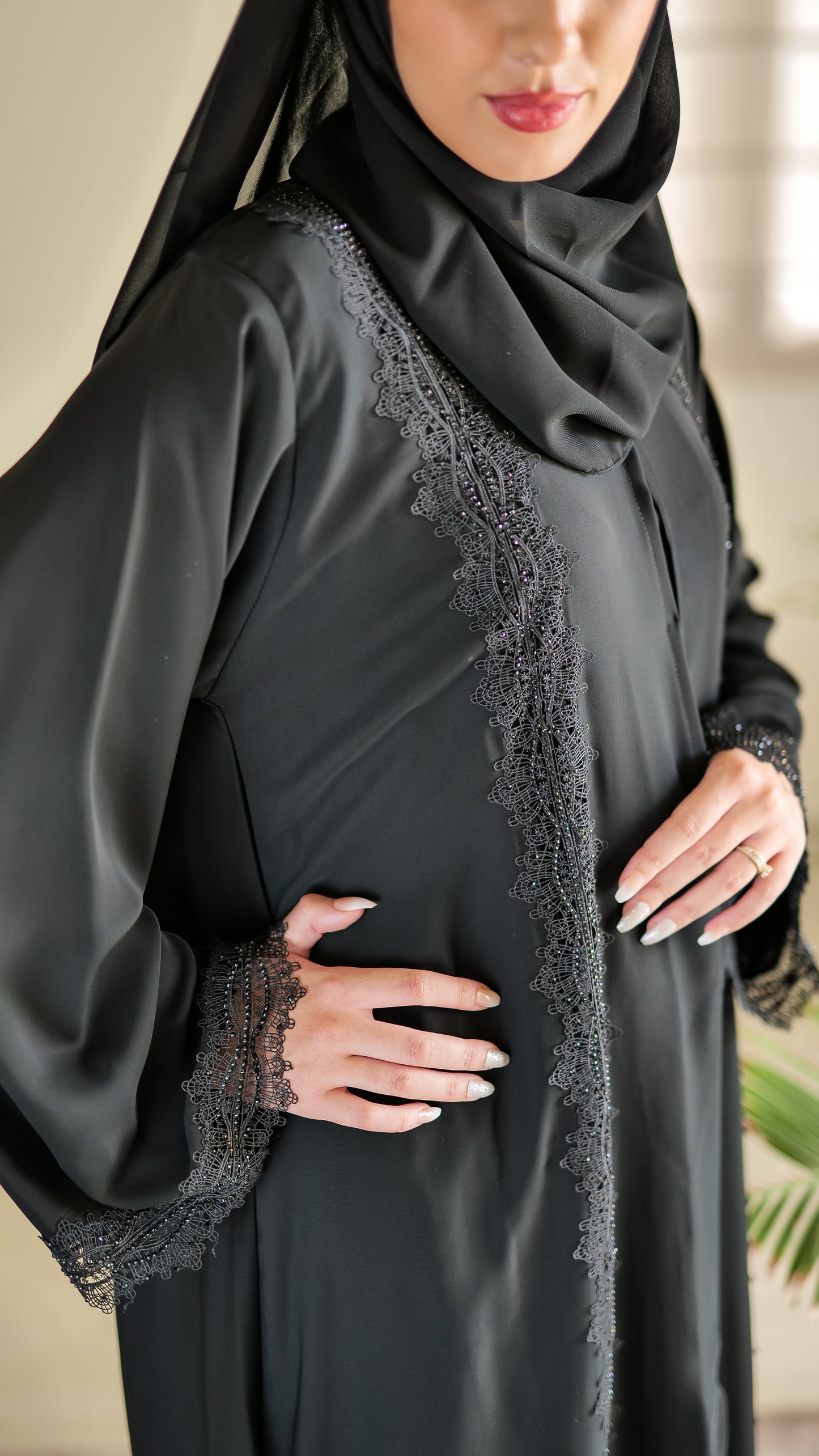 Nukhbaa Premium Abaya-N45A