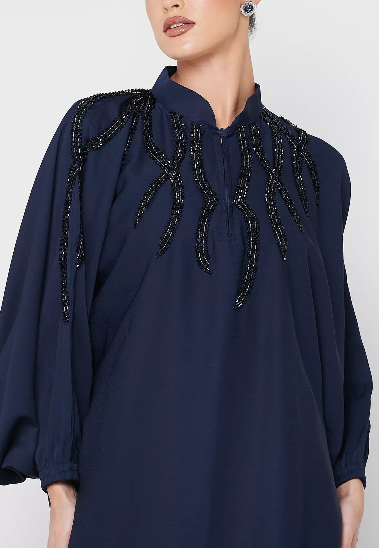 Midnight luxury abaya