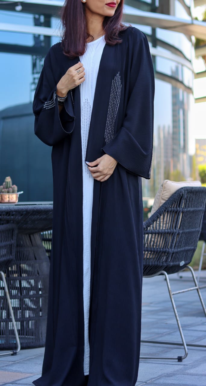 Aswad shimmer abaya