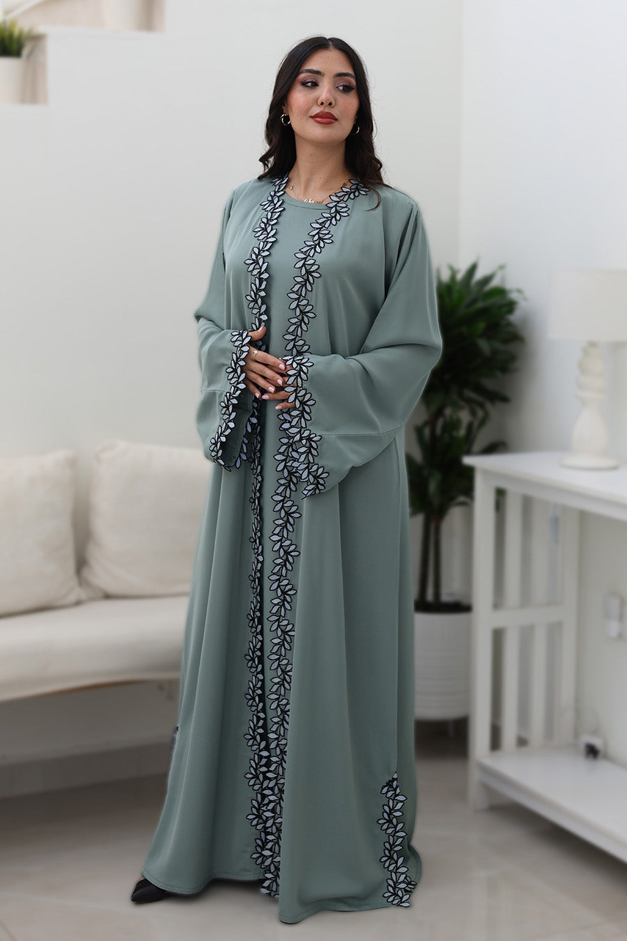 Sage-Serenity-Abaya-Comes-with-matching-inner-2P739