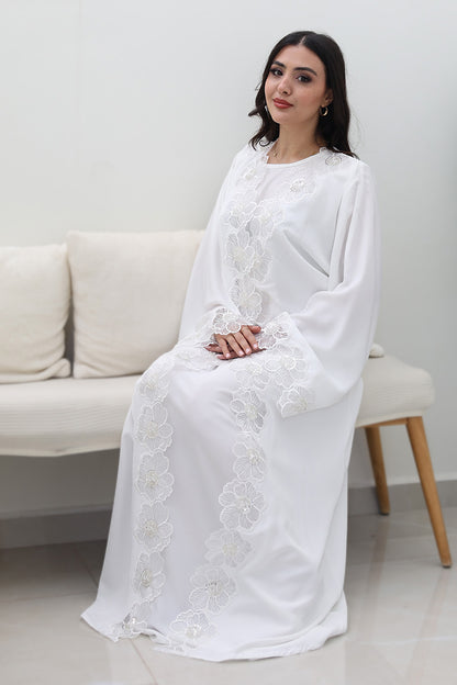 White-Floral-Abaya-Comes-with-matching-inner-2P743