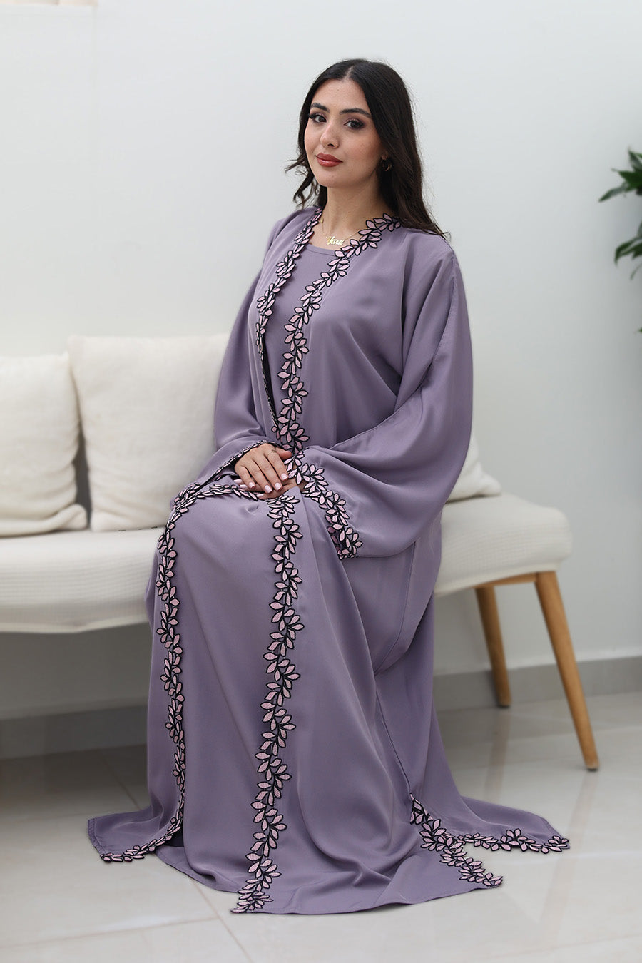 Lavender-Bloom-Abaya-Comes-with-matching-inner-2P752