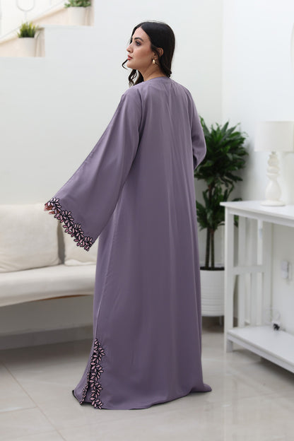 Lavender-Bloom-Abaya-Comes-with-matching-inner-2P752