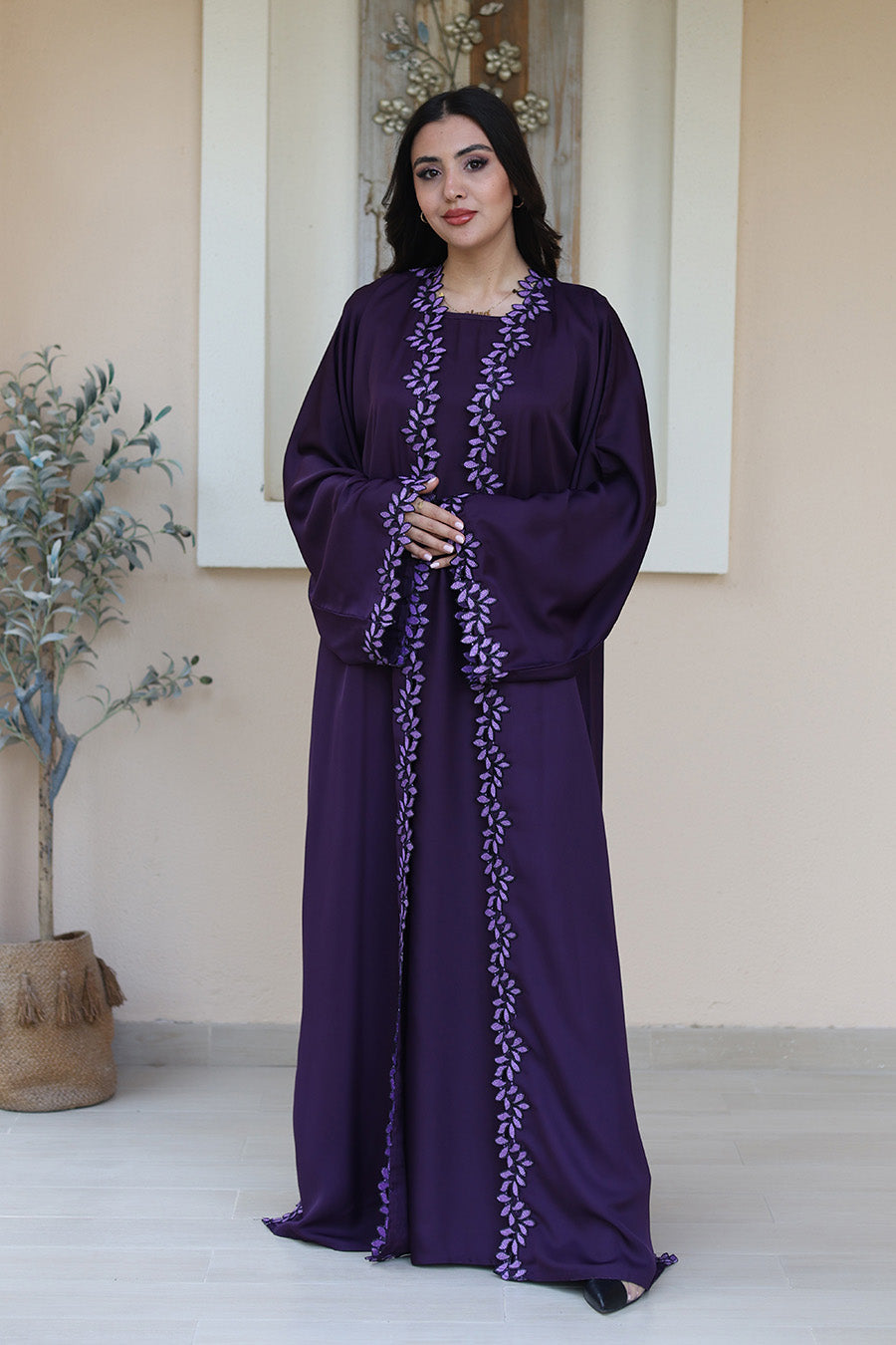 Plum-Blossom-Abaya-Comes-with-matching-inner-2P772
