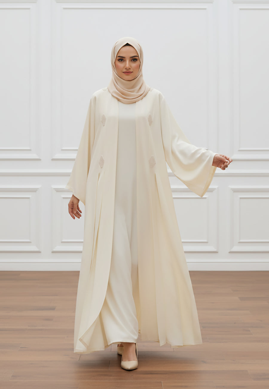 Luxurious-2-Piece-BarB-Crepe-Abaya-Set-|-Matching-Inner-Dress-&-Hijab-Included-2P820