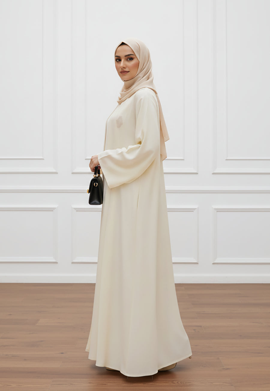 Luxurious-2-Piece-BarB-Crepe-Abaya-Set-|-Matching-Inner-Dress-&-Hijab-Included-2P820