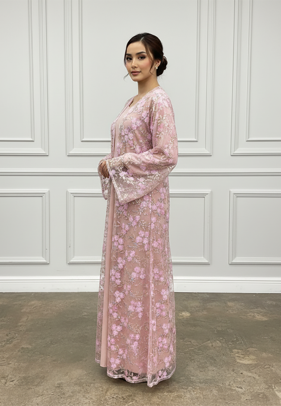 Ethereal-Rose-Embroidered-two-piece-Abaya-2P894