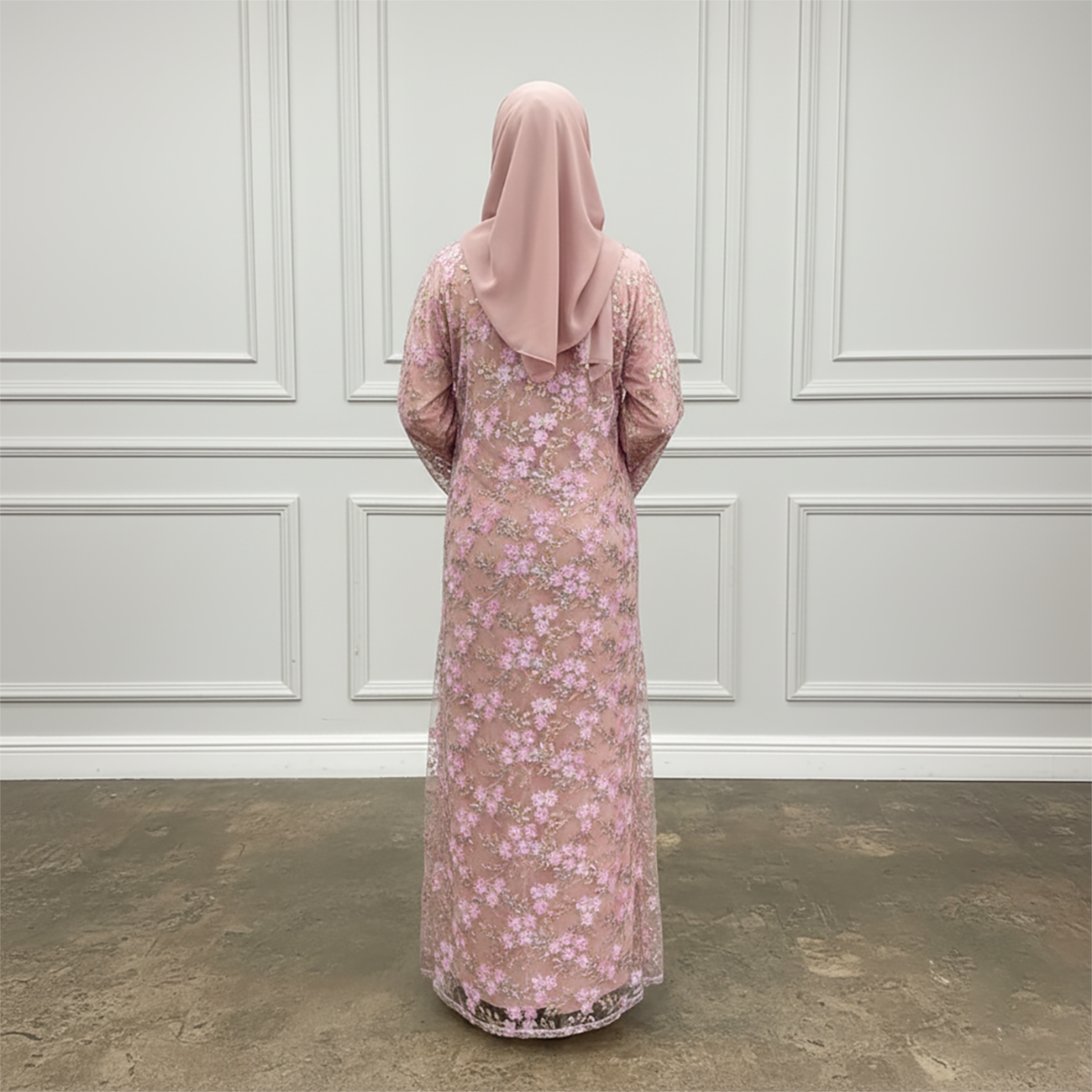 Ethereal-Rose-Embroidered-two-piece-Abaya-2P894