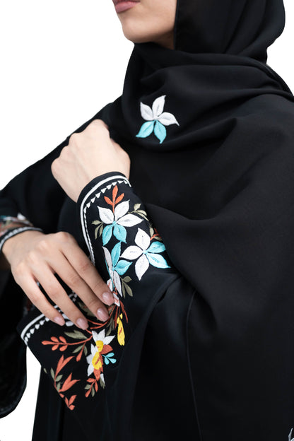 Elegant-Black-Nida-Abaya-with-Vibrant-Floral-Embroidery-in-Abaya-and-Hijab.-638