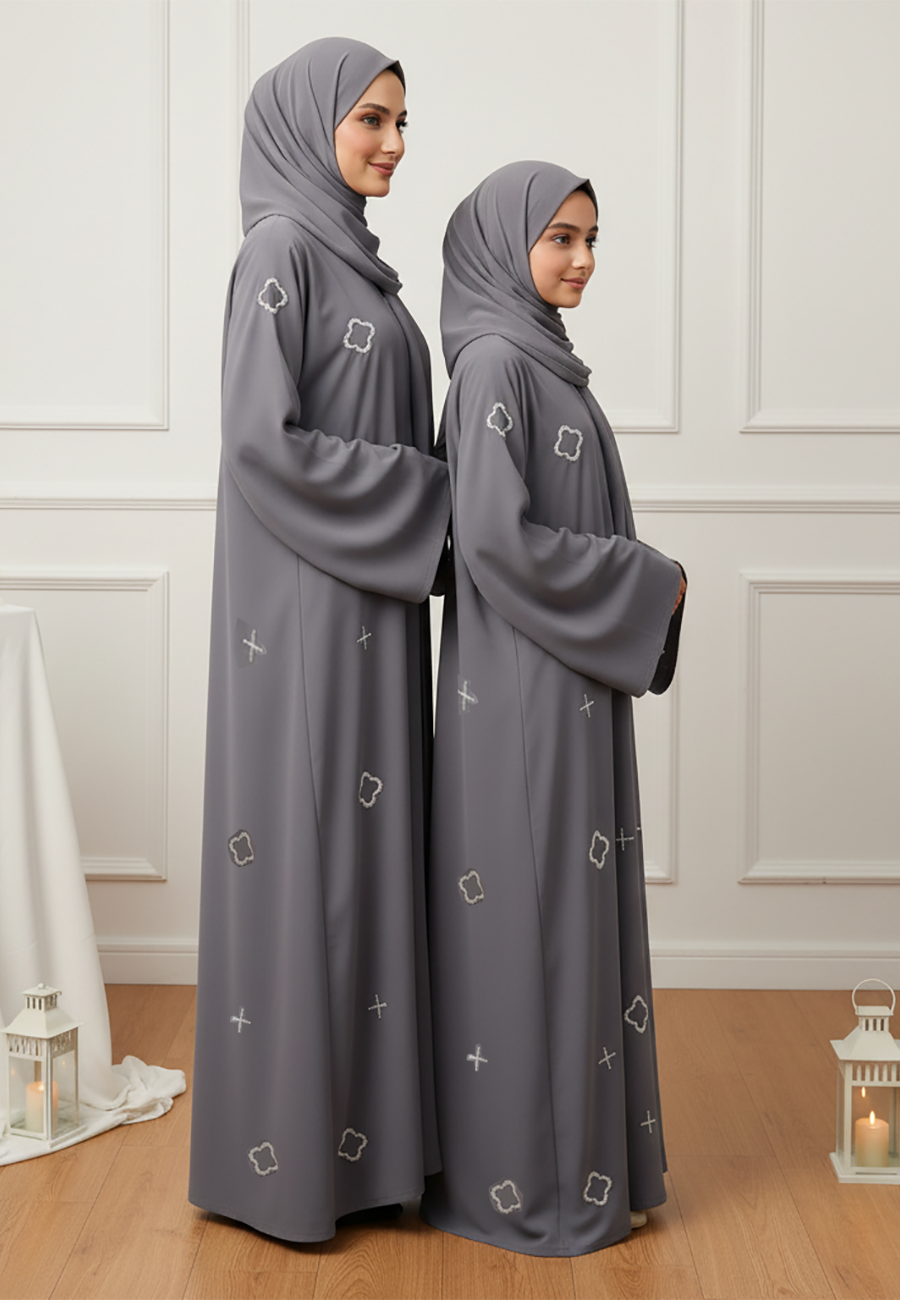Hana Mother & Daughter Matching Abaya Set-764MD