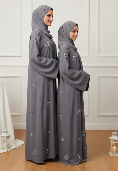 Hana Mother & Daughter Matching Abaya Set-764MD