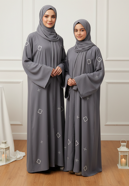 Hana Mother & Daughter Matching Abaya Set-764MD