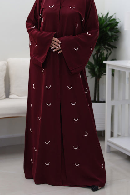 Maroon-Crescent-Moon-Abaya-769