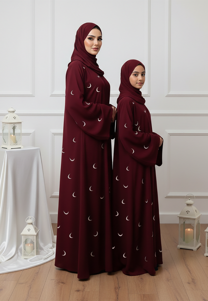 The Amar Abaya: Celestial Elegance for Mother & Daughter-769MD