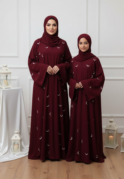 The Amar Abaya: Celestial Elegance for Mother & Daughter-769MD