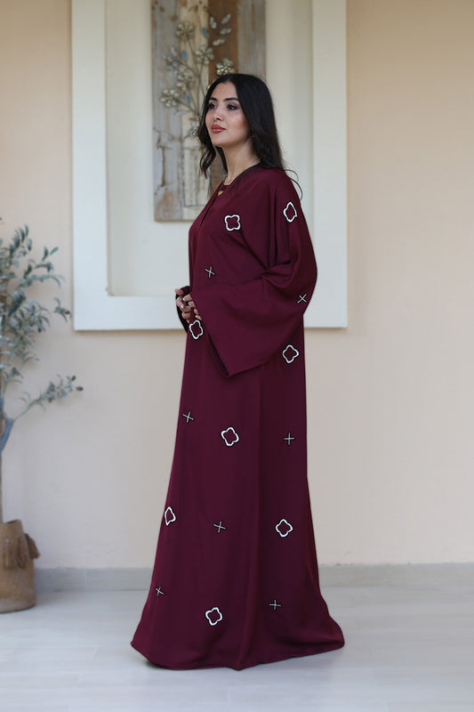 Maroon-Bloom-Abaya-771