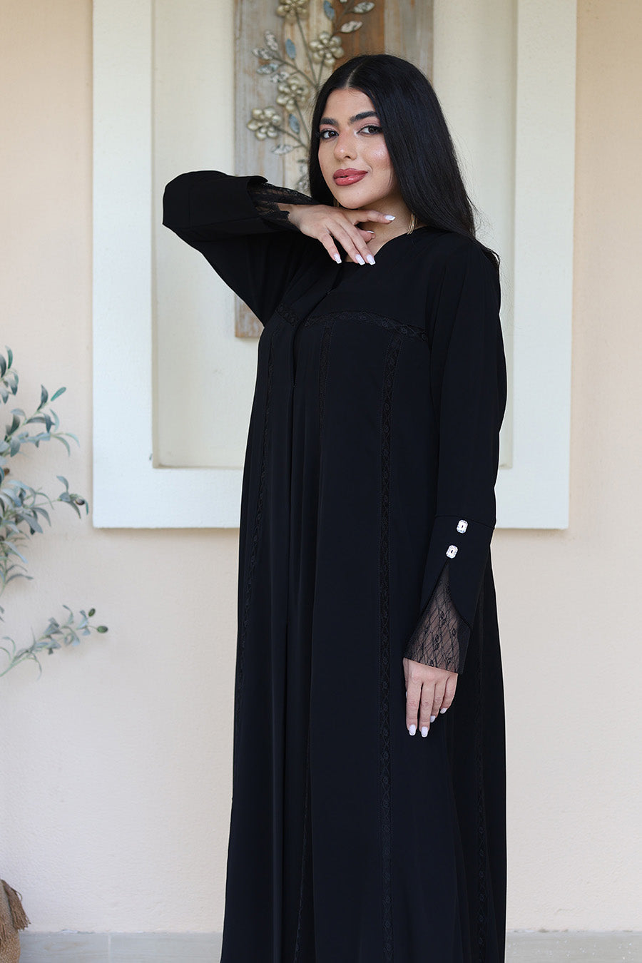 Elegant-Black-Abaya-777