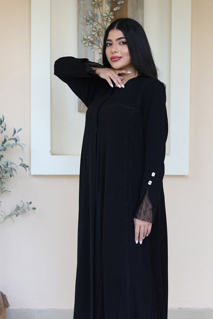 Elegant-Black-Abaya-777