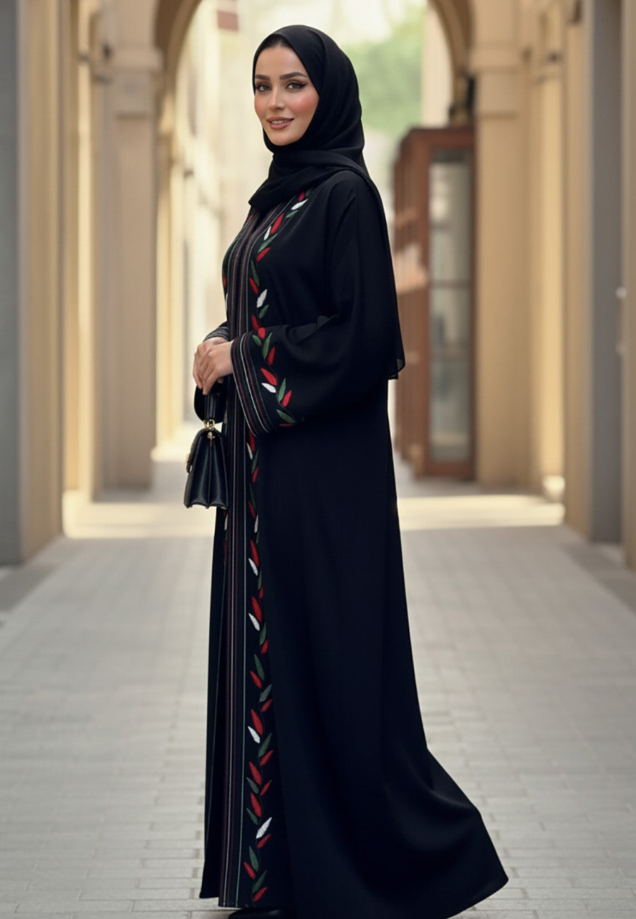 Abaya-in-UAE-national-colors-785