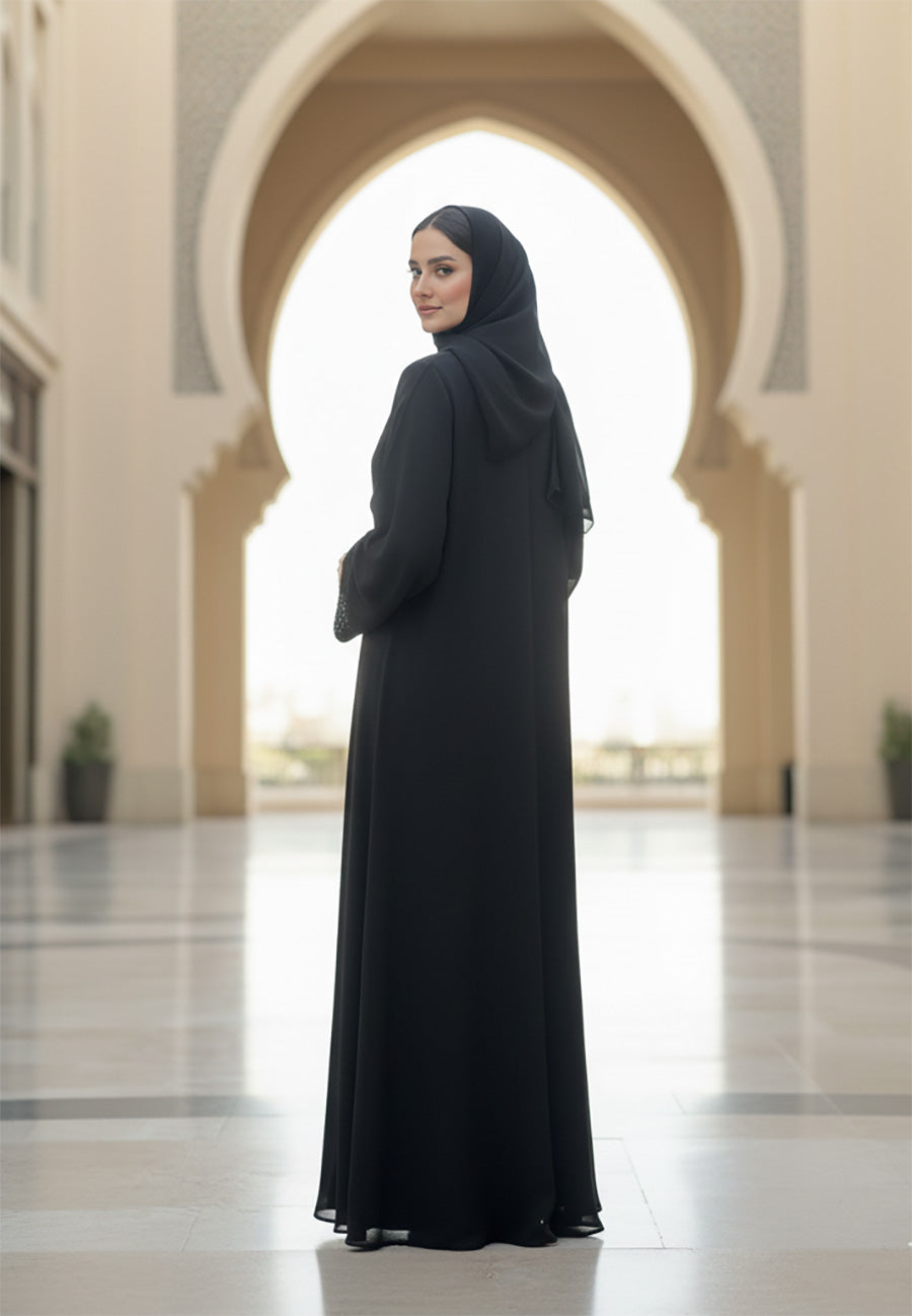 Minimalist-Sand-Abaya-with-Flowing-Line-Embroidery-|-Premium-Nida-Fabric-802