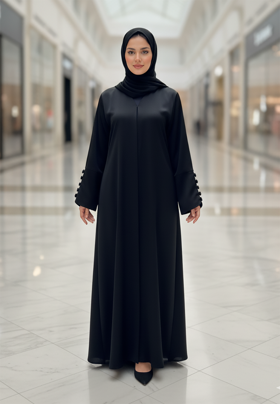 Box of 12 Abaya | Wholesale |  Available in various colors & Sizes | Nida Fabric-807