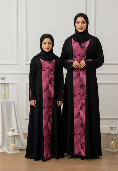 The Amira Mother & Daughter Abaya: Modern Practicality-813MD