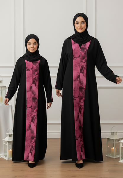 The Amira Mother & Daughter Abaya: Modern Practicality-813MD