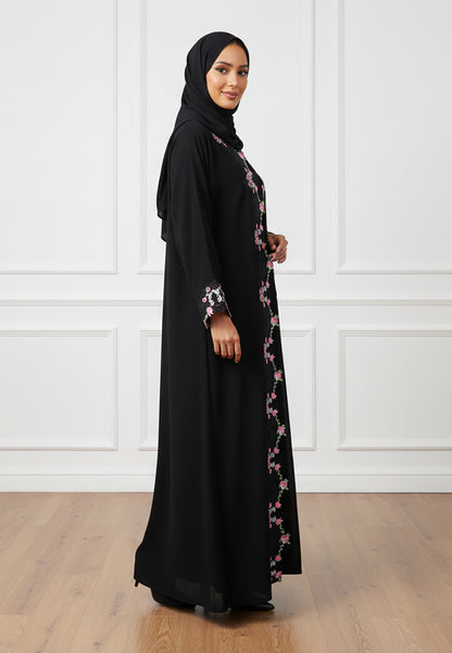 Premium-Black-Nida-Abaya-with-Intricate-Embroidery-823