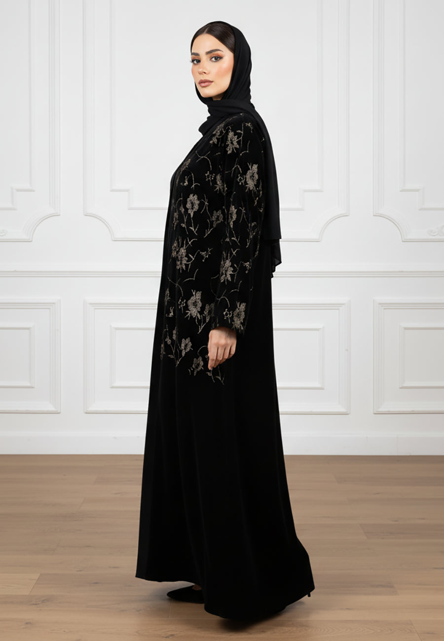 Midnight-Velvet-Floral-Embroidered-Abaya-–-Timeless-Elegance-828