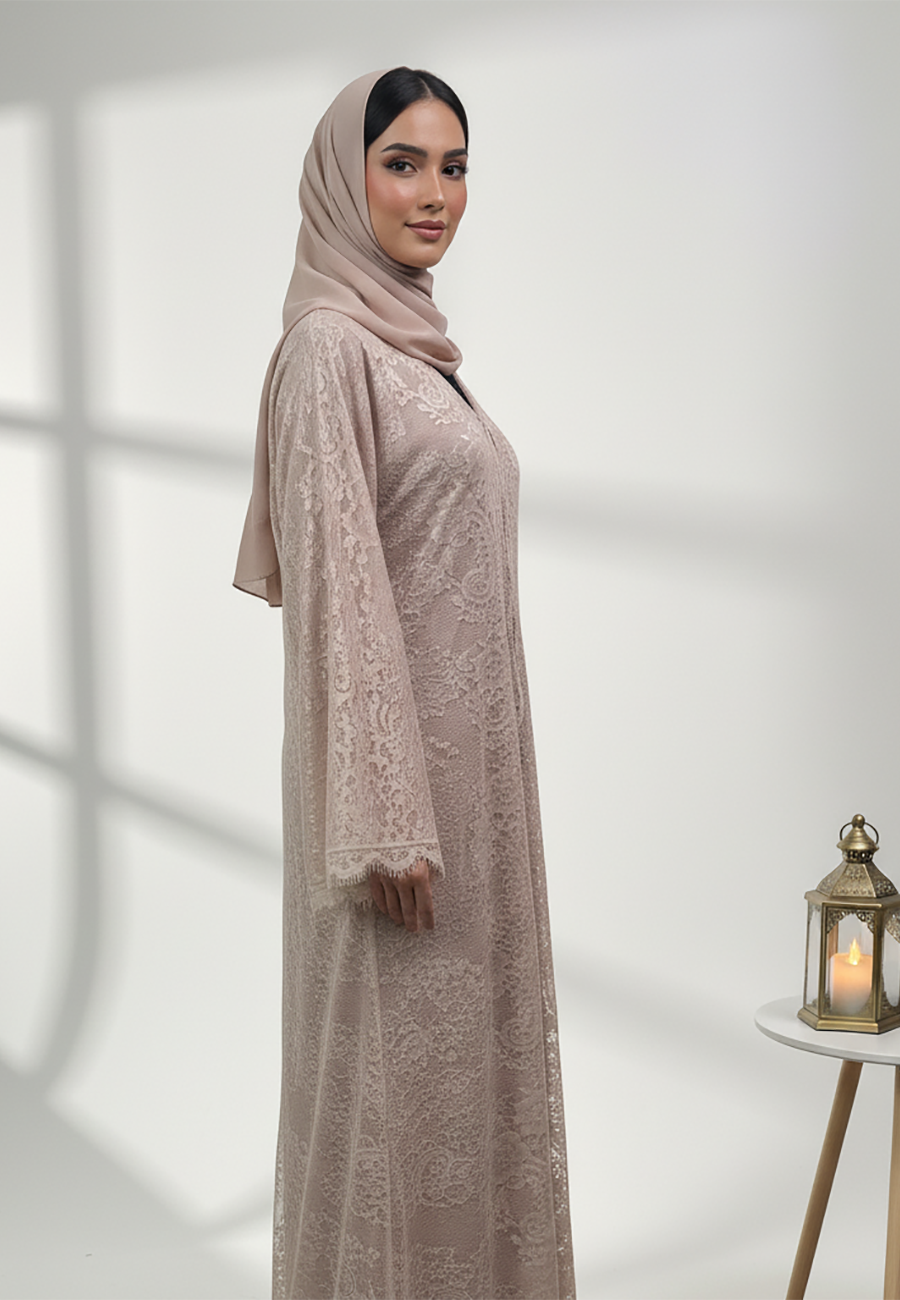 Double-layer-Abaya,-crafted-from-Lace-and-satin-layering-838