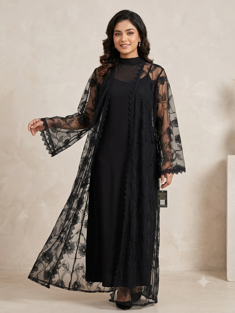 Zoya-Floral-Net-Embroidered-Abaya-842