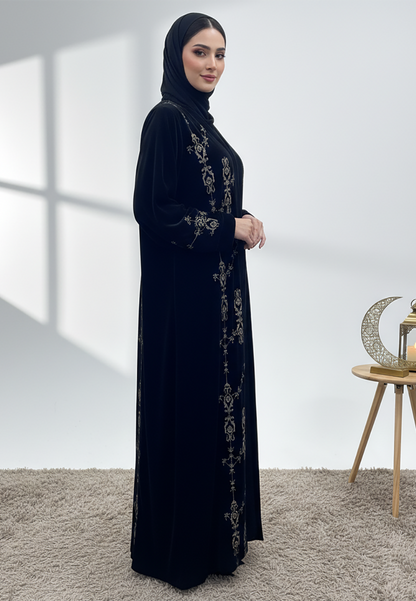 Luxurious-velvet-abaya-845